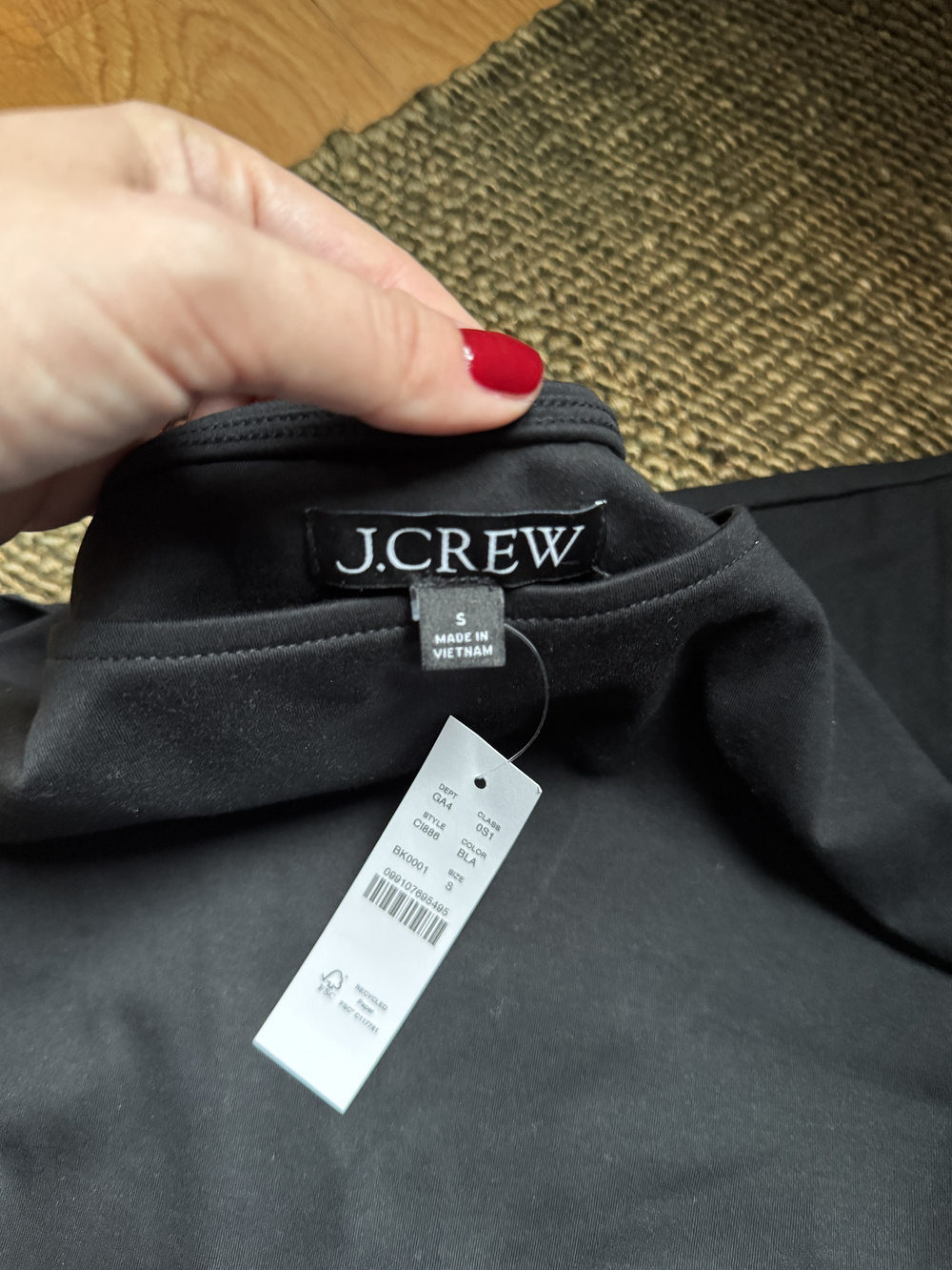 J.Crew Bubble Hem Mixy Dress Sz S - Picture 3 of 4